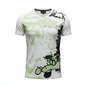 A. Tiziano Short-sleeved Graphic Print T-shirt size 3X